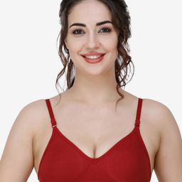 Docare Maroon Non Padded T-shirt Bra-picture-10