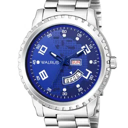 Walrus Men Blue Dial & Bracelet Style Straps Analogue Watch WWTM-INVC-XX-030707_D image 1