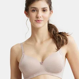 Jockey Wirefree Padded Soft Touch Full Coverage Multiway Styling Tshirt Bra-1816-picture-19
