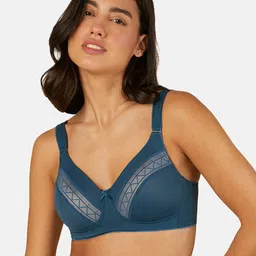 Triumph Geometric Lace Lightly Padded Full Coverage Everyday Bra With All Day Comfort-picture-10