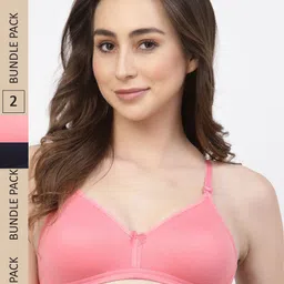 Floret Pack Of 2 Non Padded Bra-picture-39