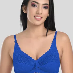 StyFun Pack Of 4 Floral Non Padded & Non-Wired Everyday Bra image 3