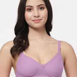 Docare Pack of 2 Full Coverage Lightly Padded Cotton T-Shirt Bras With All Day Comfort image 2