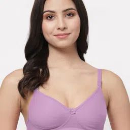Docare Pack Of 2 Seamless Full Coverage Lightly Padded Cotton T-Shirt Bra image 3