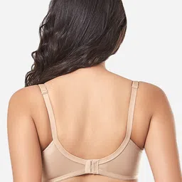every de by amante Non Padded Wirefree Lace Contour Super Support Bra EB006 image 4