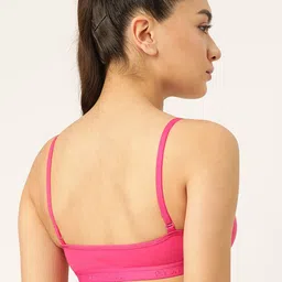 Lady Lyka Fuchsia & Coral Workout Bra SEAMLESS-2-FCA-PLM-Multi image 2