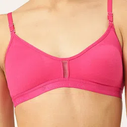 Lady Lyka Fuchsia & Coral Workout Bra SEAMLESS-2-FCA-PLM-Multi image 3