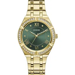 GUESS Women Embellished Dial Stainless Steel Bracelet Style Straps Analogue Watch GW0033L8-picture-23