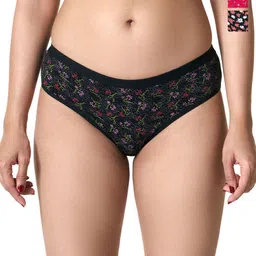 BLOSSOM Women Cotton Outer Elastic Printed Hipster_LILLY DARK 3 PACK image 1