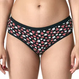 BLOSSOM Women Cotton Outer Elastic Printed Hipster_LILLY DARK 3 PACK image 3