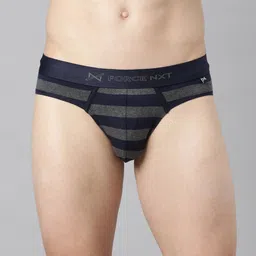 Force NXT Men Pack Of 3 Assorted Striped Basic Briefs MNFL-56-R3 image 2