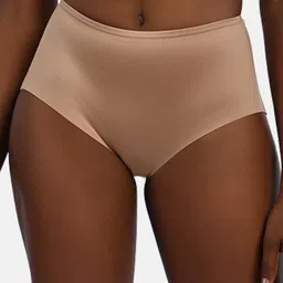 Butt-Chique Women Beige Solid Shaperwear Briefs-image-13