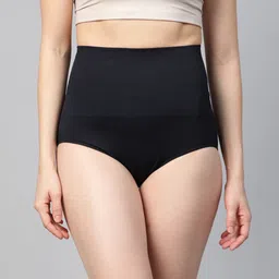 Inddus Black High-Waist Seamless Tummy Shaper-picture-31