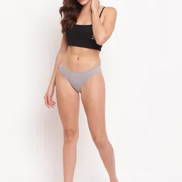 BASIICS by La Intimo Women Solid Bikini Briefs image 2