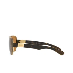 Ray-Ban Unisex Brown Lens & Gold-Toned Polarised Oversized Sunglasses 8056597431972 image 2