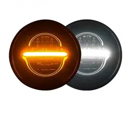 VermsBikers Minus 7" LED Headlight | 110W High/Low + DRL Beam for Royal Enfield Bullet 350 Thar Gypsy etc. image 5