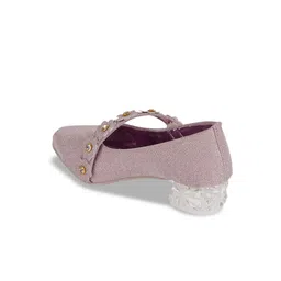 BAESD Girls Embellished Block Heeled Pumps image 3