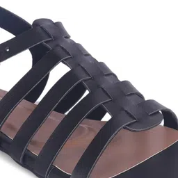 DressBerry Open Toe Gladiator Flats image 3