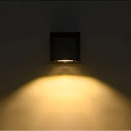 SPARK WORLD Black Contemporary Abstract Shaped Acrylic Wall Lamp image 3