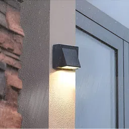 SPARK WORLD Black Contemporary Abstract Shaped Acrylic Wall Lamp image 2