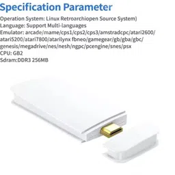 SOFT TECH WORLD M15 Retro Game Stick Console Pro 2.4G Dual Wireless game box video games for tv 64 GB (Black & White) image 3