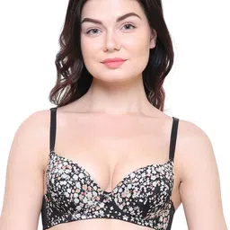 Friskers Pack Of 2 Printed Push-Up Bras O-691-01-05 image 3