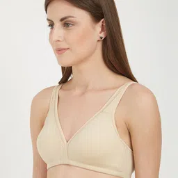 Soie Nude-Coloured Solid Non-Wired Non Padded Everyday Bra CB-327 image 2