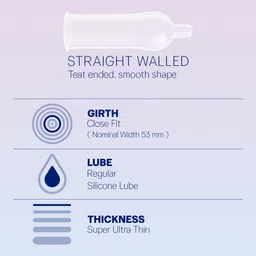 Durex Men Invisible Super Ultra Thin Condoms - 3 Pcs image 5