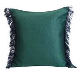 Aura Green & Blue 5 Pieces Geometric Printed Square Cushion Covers image 2