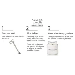 YANKEE CANDLE White Classic Medium Jar Baby Powder Scented Candles image 2