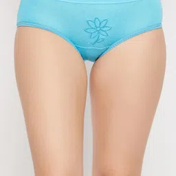 Curves By ZeroKaata Pack Of 6 Assorted Solid Cotton Briefs CZMLPO6ROSPTY28 image 5