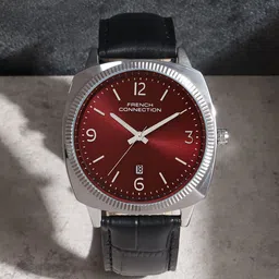 French Connection Men Dial & Leather Straps Analogue Watch FCN084SBL-picture-29