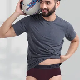 FREECULTR Pack Of 3 Anti Bacterial Ribbed Basic BriefsFC-XT-B-SW-SEG-TV_S image 4