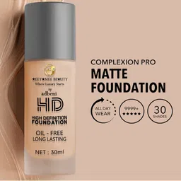 Adbeni Radiant Glow HD Foundation - 30ml - NC10 image 2