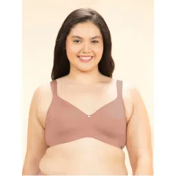 Amante Women Pink Non Padded Wired Full Coverage Sophistries Ease Minimizer Bra-image-1