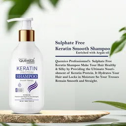 Quemico Professionnel Sulphate Free Keratin Protein Smooth Shampoo & Conditioner with Professional Hair Serum Set image 3