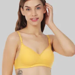 FUNAHME Pack Of 2 Full Coverage Lightly Padded T-shirt Bra With All Day Comfort image 4