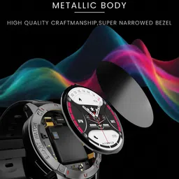 HAMMER Gold Luxor 1.45" AMOLED Display Smart Watch with Round Dial, Bluetooth Calling image 4