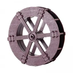 MYADDICTION 5xWater Fountain Rotation Wheel DIY Water Wheel Model Fountain Feng Shui Wheel 8cm image 1