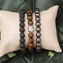 TAG 7 Set of 3 Tigers Eye Bracelet-picture-11