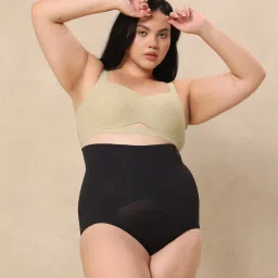 Krvvy Women Black Waist and Tummy High-Rise Shapewear-picture-13