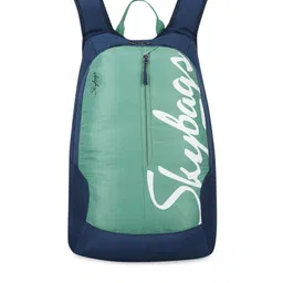 Skybags Unisex Green Colourblocked Backpack-picture-34