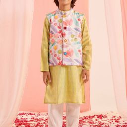 pspeaches Boys Printed Regular Kurta with Pyjamas-picture-26