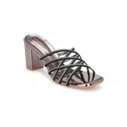 CLOG LONDON Black Comfortable Heel Sandals image 3