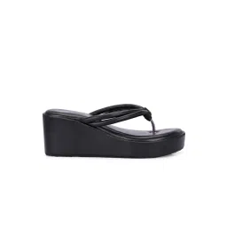 CLOG LONDON Womens Black Round Toe Heels image 3