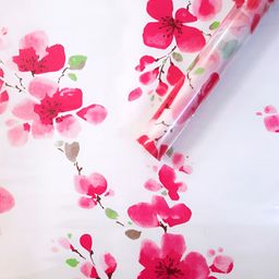 Jaamso Royals White & Pink Printed Self-Adhesive Waterproof Window Sticker-picture-37