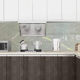 Jaamso Royals Teal Marble Self Adhesive Waterproof Wallpaper-image-98