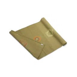 Core Asana Cotton Mat- Olive Saptachakra image 1
