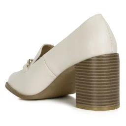 London Rag Embellished Off White Loafers image 3