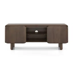 urban ladder Olen Solid Wood TV Cabinet In Danish Walnut Finish image 3